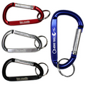 Medium Carabiner Keyholder w/ Split Ring Attachment (Overseas)